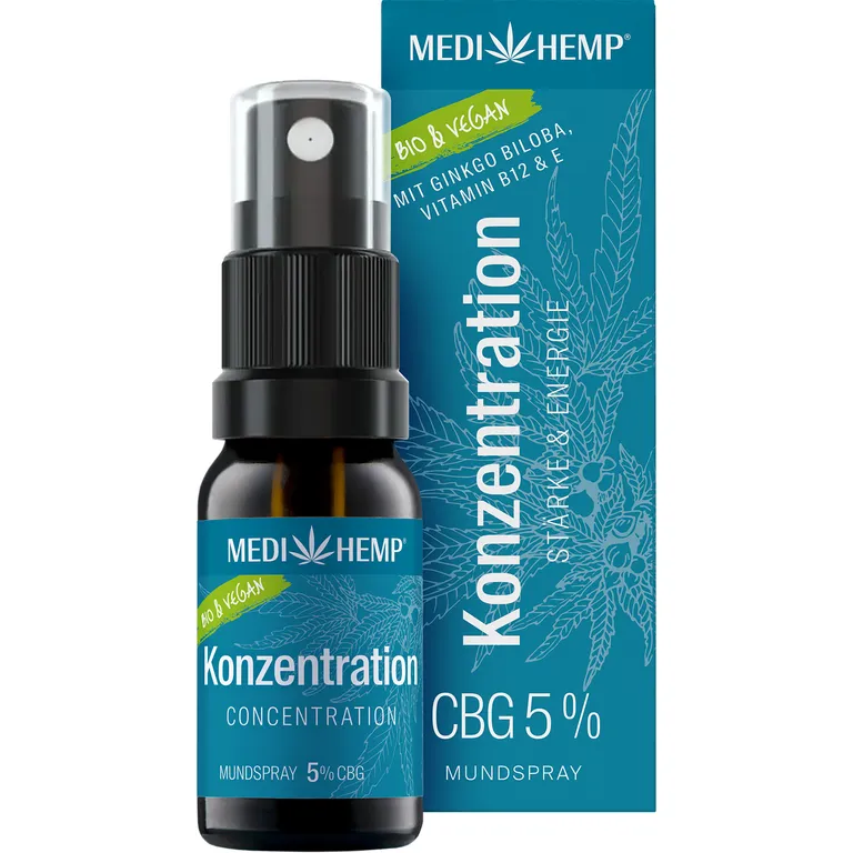 shopapotheke MEDIHEMP Bio Konzentration Mundspray 5% CBG