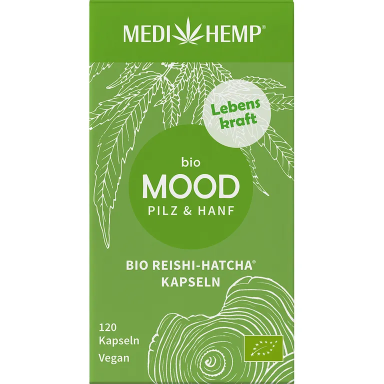 Shopapotheke MEDIHEMP Bio MOOD Reishi-HATCHA® Kapseln