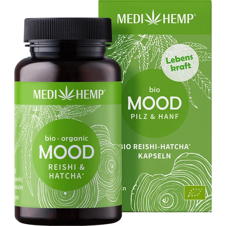 shopapotheke MEDIHEMP Bio MOOD Reishi-HATCHA® Kapseln