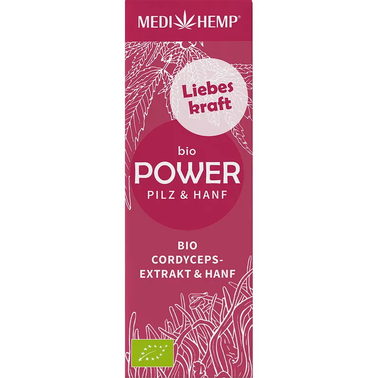 Shopapotheke MEDIHEMP Bio POWER Cordyceps Militaris-Extrakt & Hanf