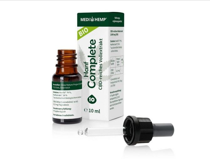 Shopapotheke MEDIHEMP CBD Öl Hanf COMPLETE Voll-Extrakt 10%