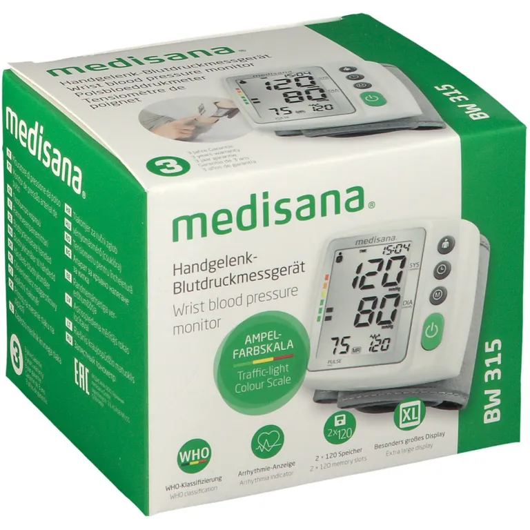 shopapotheke medisana BW 315 Handgelenk-Blutdruckmessgerät