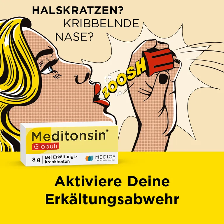 Shopapotheke Meditonsin® Globuli Bei Ersten Anzeichen Einer Erkältung