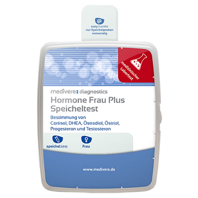 shopapotheke medivere Labordiagnostik Hormonprofil Frau Plus Speicheltest