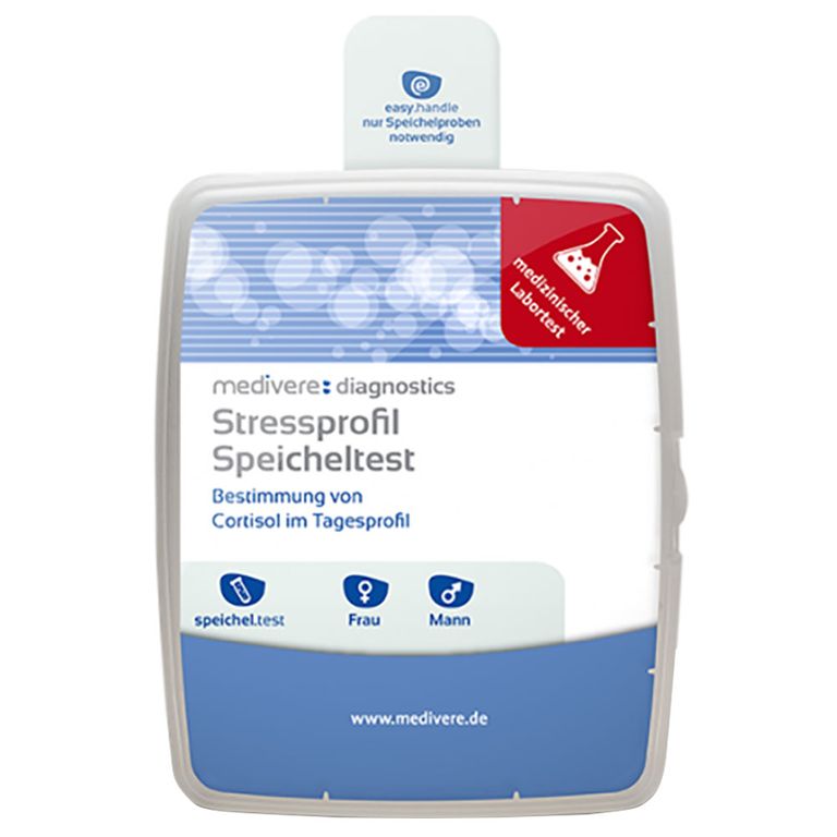 shopapotheke medivere Labordiagnostik Stressprofil Speicheltest