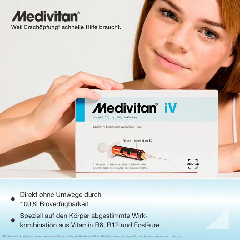 Shopapotheke Medivitan IV 8 Fertigspritzen Bei Vitamin B-Mangel