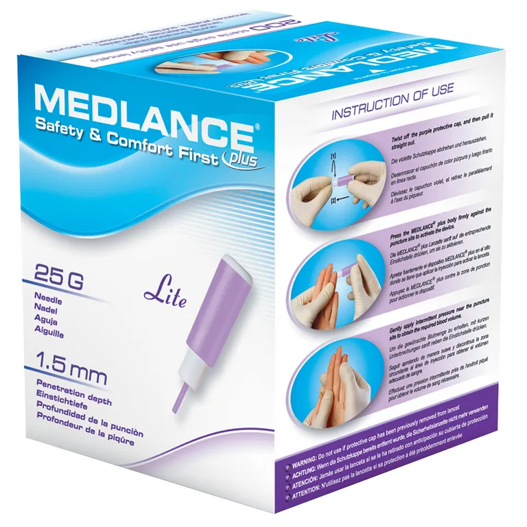shopapotheke MEDLANCE® plus Lite Sicherheitslanzetten 25 G