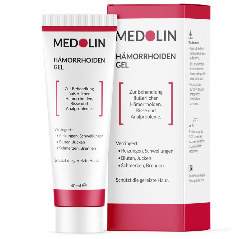 shopapotheke Medolin® Hämorrhoiden Gel - Hämorrhoiden Salbe bei Hämorrhoidenleiden - Effektive Hämorrhoidensalbe