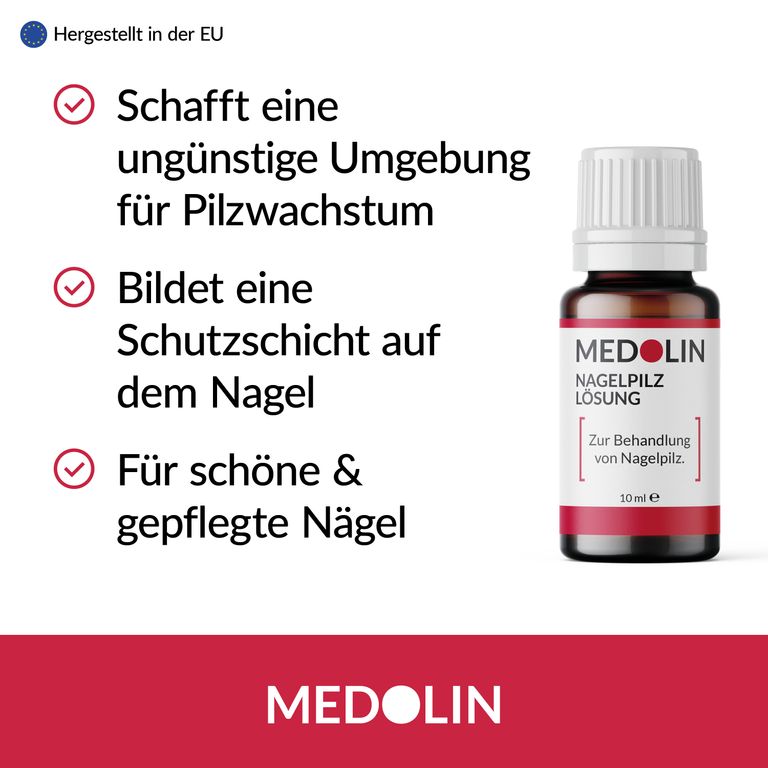 Shopapotheke Medolin® Nagelpilz Lösung - Nagelpilz Lack - Effektive Nagelpilzkur - Nagelpilz Nagellack