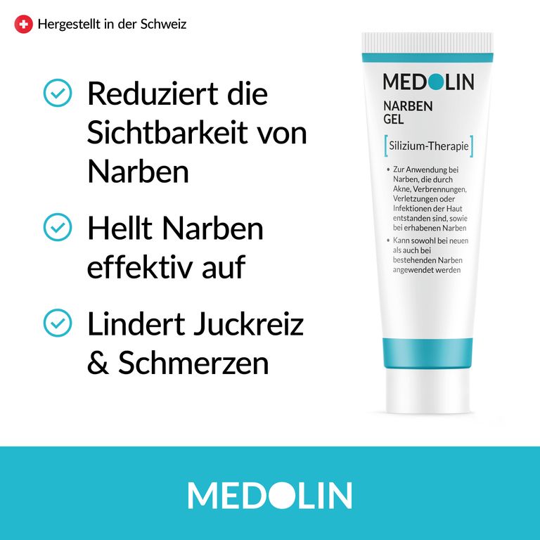 Shopapotheke Medolin® Narbengel - Narbensalbe Reduziert Die Sichtbarkeit Von Narben - Effektive Narbencreme
