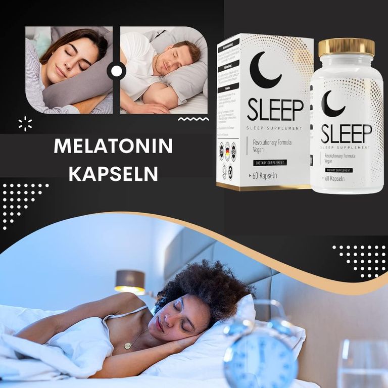 Shopapotheke MELATONIN EINSCHLAF KAPSELN Mit Soforteffekt - Baldrian Und Kamillenblüten