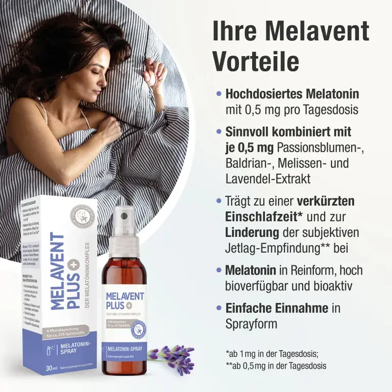 Shopapotheke Melavent PLUS - Melatonin Einschlaf-Spray