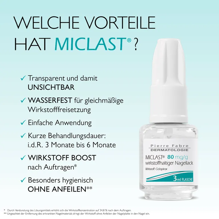 Shopapotheke MICLAST® 80 Mg/g Wirkstoffhaltiger Nagellack Gegen Nagelpilz