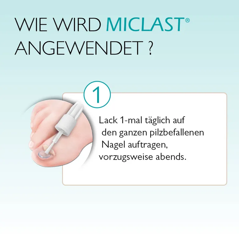 Shopapotheke MICLAST® 80 Mg/g Wirkstoffhaltiger Nagellack Gegen Nagelpilz
