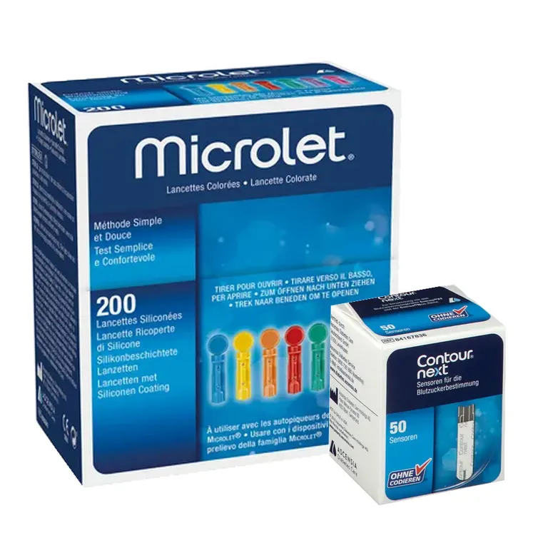 shopapotheke Microlet® Lanzetten + CONTOUR® NEXT Sensoren