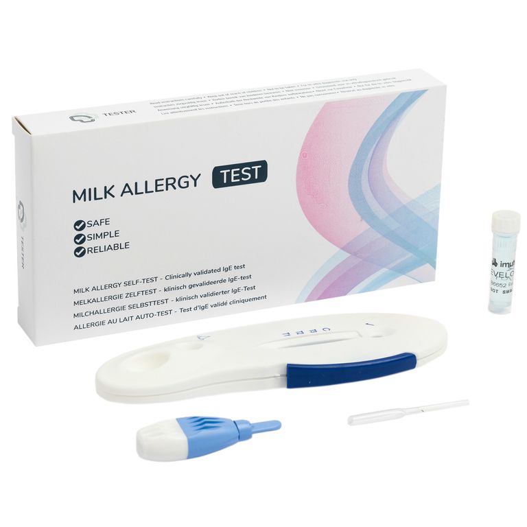 shopapotheke Milchallergie Test - Milch Test - Allergietest für Zuhause - Selbsttest - The Tester