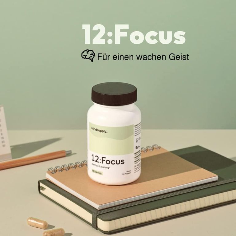Shopapotheke Mindsupply FOCUS - Konzentrations-Kapseln Mit Gingko Bacopa Und Panax Ginseng