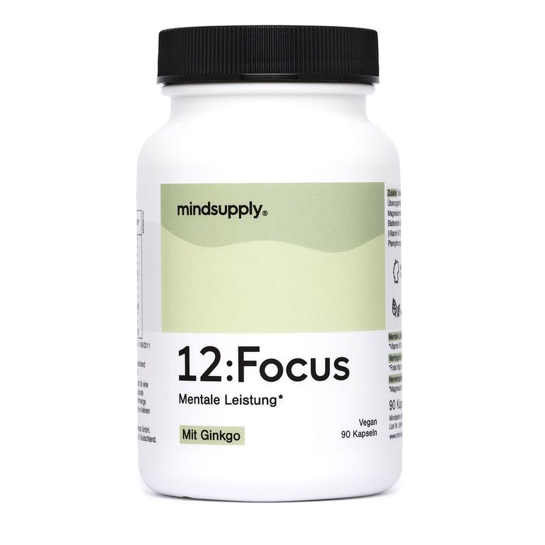 shopapotheke mindsupply FOCUS - Konzentrations-Kapseln mit Gingko Bacopa und Panax Ginseng