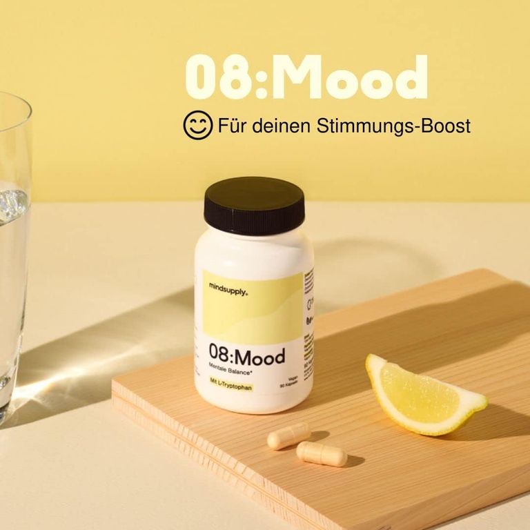 Shopapotheke Mindsupply MOOD - Anti-Stress Komplex Mit L-Tryptophan Coenzym Q10 Vitamin D Und Rosenwurz