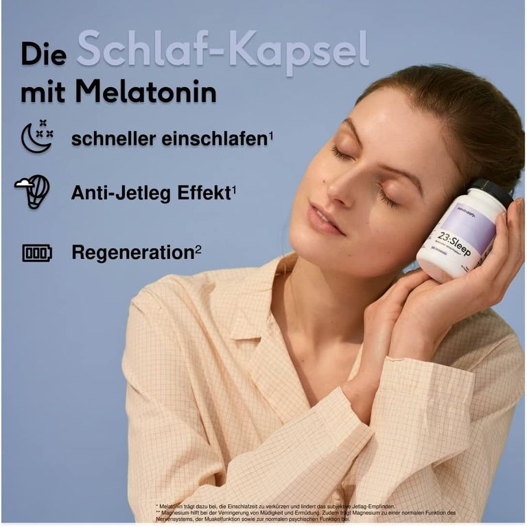 Shopapotheke Mindsupply SLEEP - Einschlaf Kapseln Mit Melatonin Und Melisse