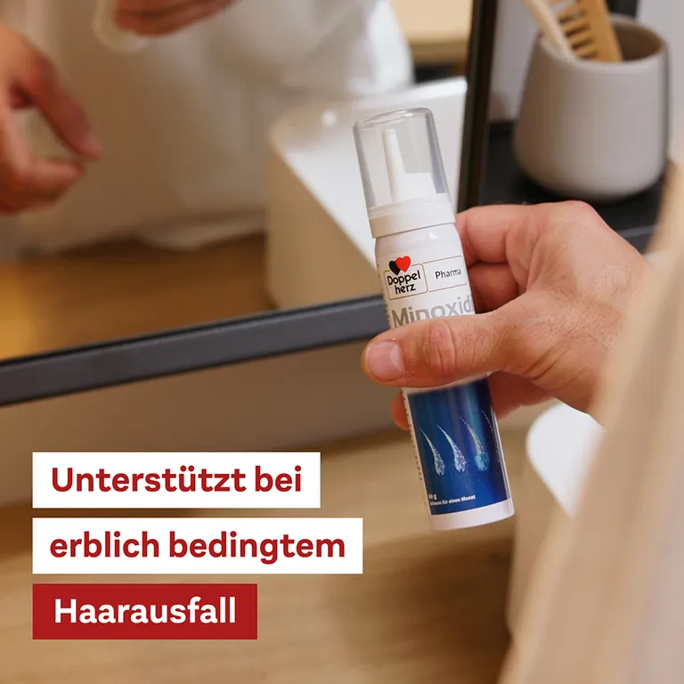 Shopapotheke Minoxidil DoppelherzPharma Männer 50 Mg/g Schaum Zur Anwendung Auf Der Haut (Kopfhaut)