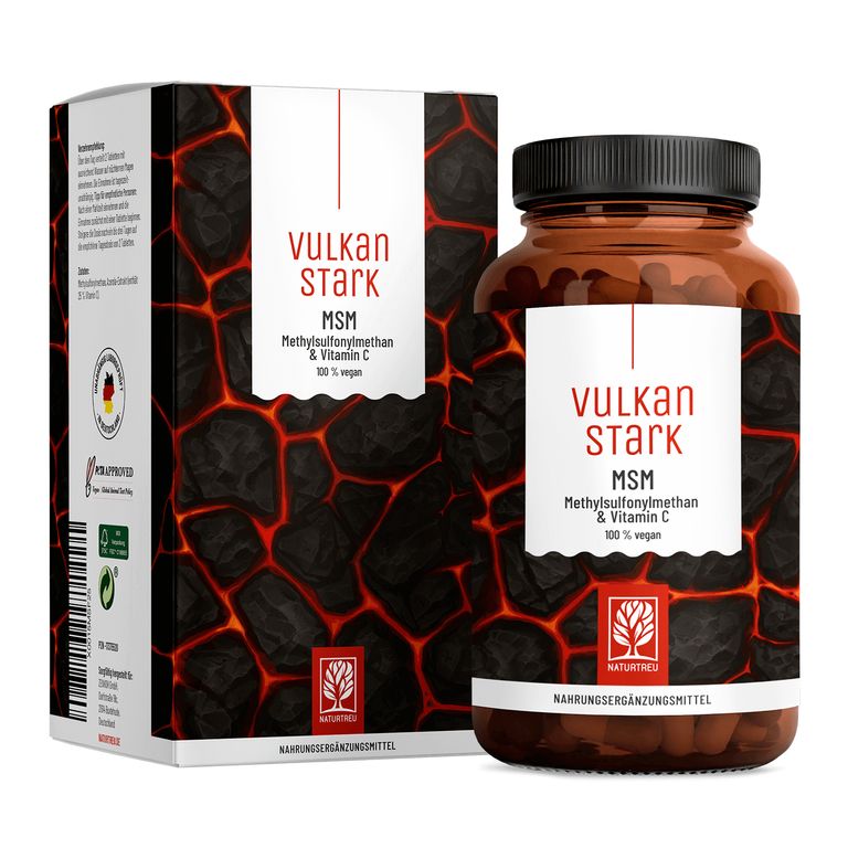 shopapotheke MSM Komplex mit Vitamin C aus Acerola- Methylsulfonylmethan vegan - Vulkanstark - NATURTREU®
