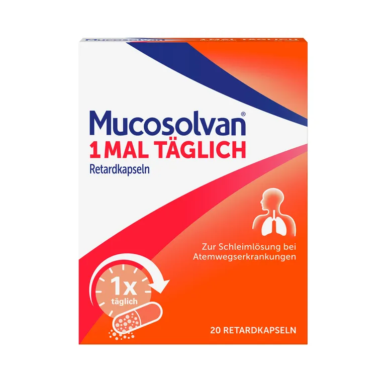 shopapotheke MUCOSOLVAN 1x täglich Retardkapseln Schleimlöser bei Husten