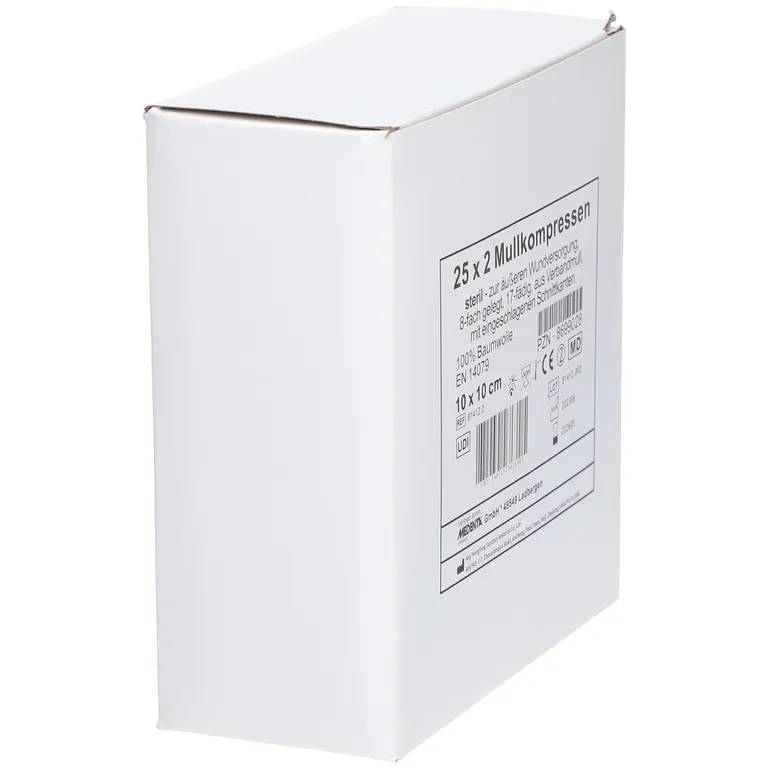 Shopapotheke Mullkompressen 8 Fach 10 X 10 Cm Steril