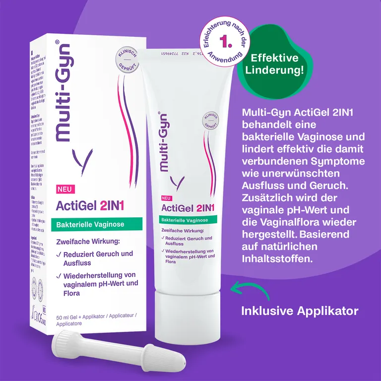 Shopapotheke Multi-Gyn ActiGel 2IN1 – Vaginalgel Zur Schnellen Behandlung Von Bakterieller Vaginose