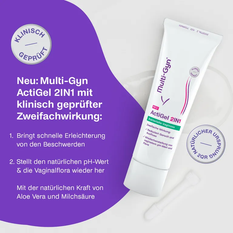Shopapotheke Multi-Gyn ActiGel 2IN1 – Vaginalgel Zur Schnellen Behandlung Von Bakterieller Vaginose