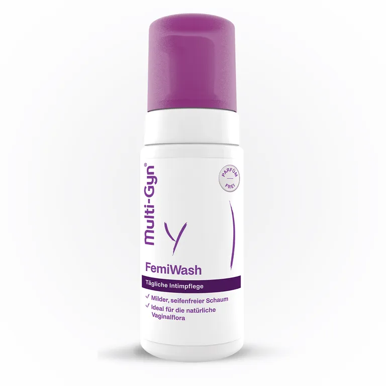 shopapotheke Multi-Gyn FemiWash – seifenfreier Mikroschaum zur Anwendung im äußeren Intimbereich