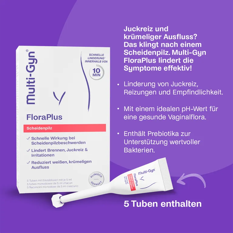 Shopapotheke Multi-Gyn FloraPlus – Schnelle Wirkung Bei Scheidenpilzsymptomen