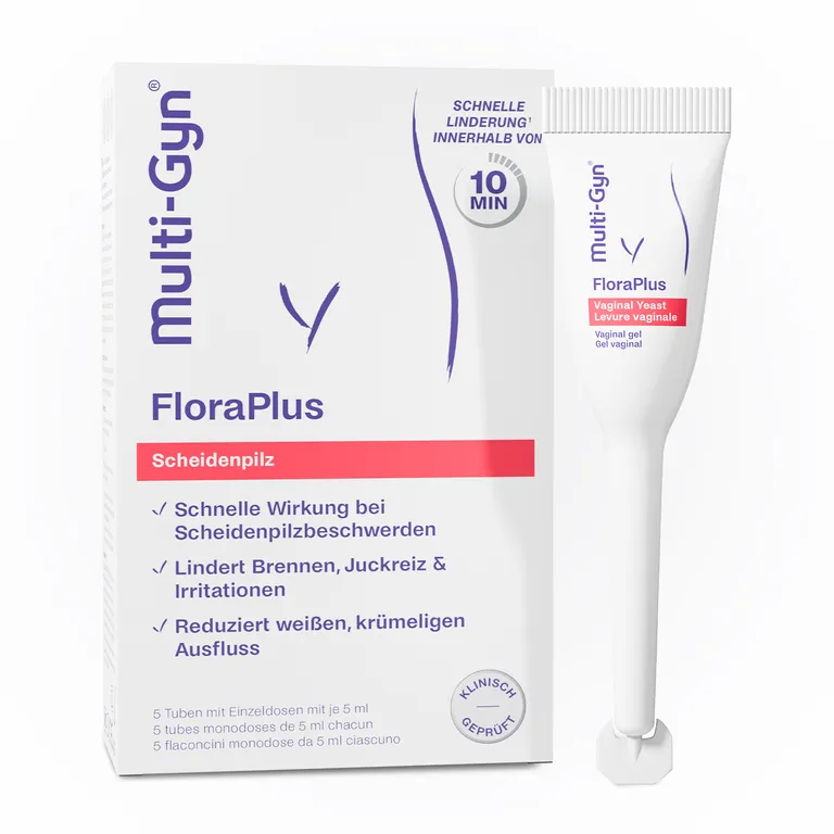shopapotheke Multi-Gyn FloraPlus – schnelle Wirkung bei Scheidenpilzsymptomen