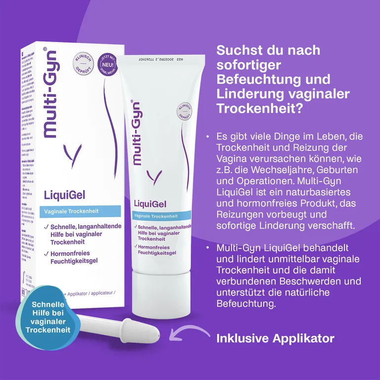 Shopapotheke Multi-Gyn LiquiGel – Zur Behandlung Und Linderung Von Scheidentrockenheit