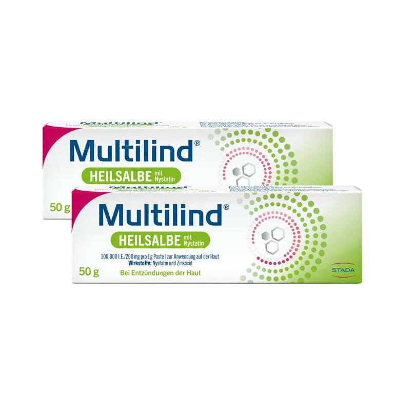 shopapotheke Multilind® Heilsalbe bei wunder und entzündeter Haut mit Zinkoxid und Nystatin - Jetzt 20% mit dem Code stada20 sparen*