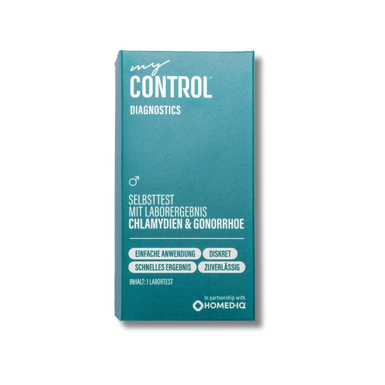 shopapotheke my Control® Diagnostics Selbsttest mit Laborergebnis Chlamydien & Gonorrhoe Männer
