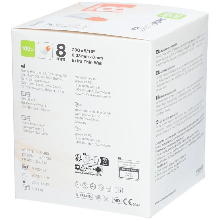 Shopapotheke Mylife AutoProtect PRO Sich.-Pen-Nadeln 8 Mm 29 G