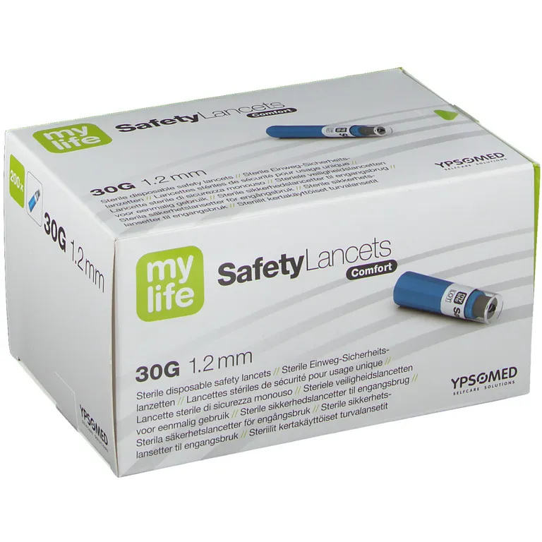 Shopapotheke Mylife SafetyLancets Comfort Sicherheitsnadeln 30G 1 2 Mm