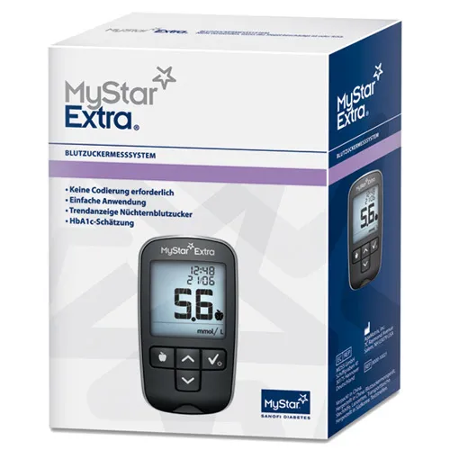 shopapotheke MyStar Extra® Blutzuckermessgerät Set mmol/l