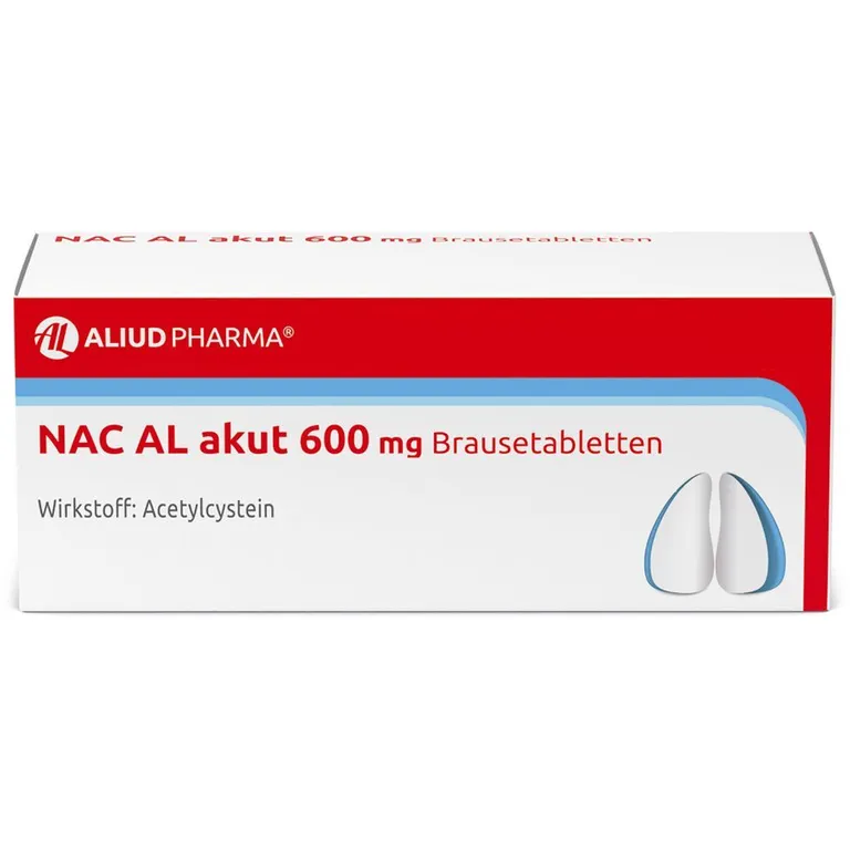 Shopapotheke NAC AL Akut 600 Mg Brausetabletten Zur Erleichterung Des Abhustens Bei Erkältungsbedingter Bronchitis (Schleimlöser)