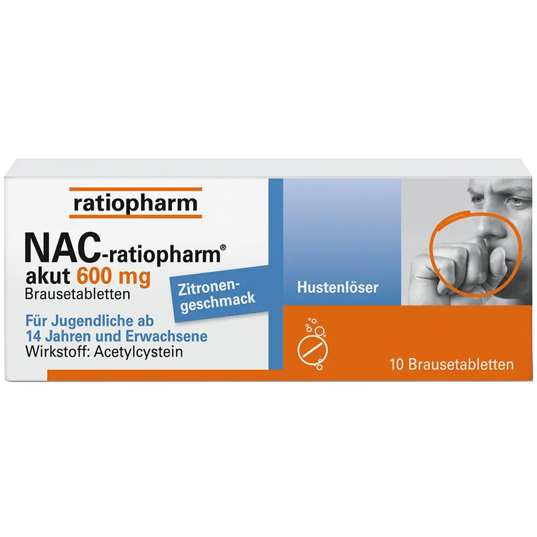 Shopapotheke NAC-ratiopharm® Akut 600 Mg Brausetabletten