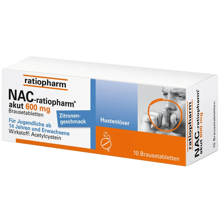 Shopapotheke NAC-ratiopharm® Akut 600 Mg Brausetabletten