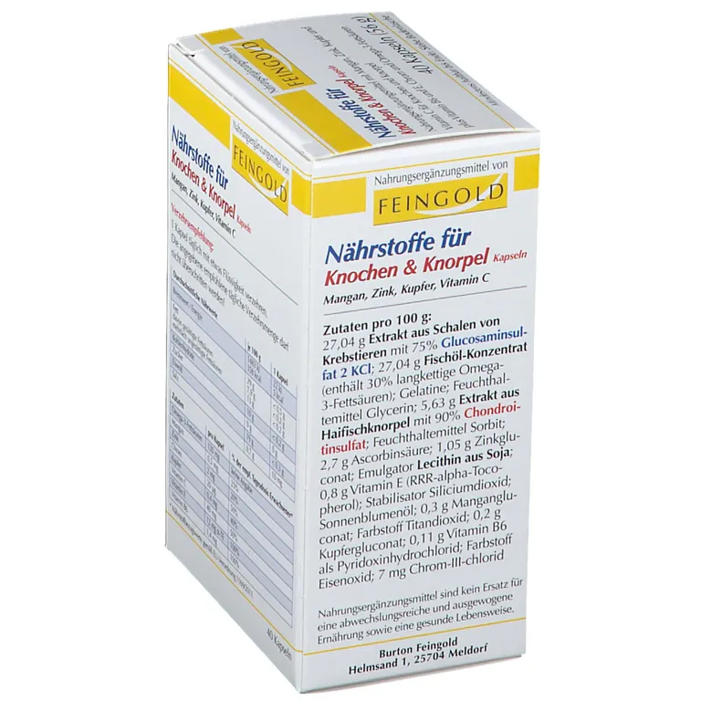 Shopapotheke Nährstoffe Für Knochen Und Knorpel Feingold