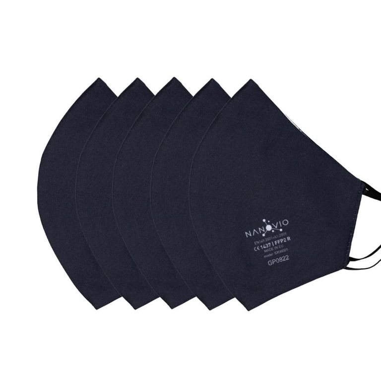 Shopapotheke Nanovio FFP2 Maske Wiederverwendbar I Black I Nano Maske Aus Europa