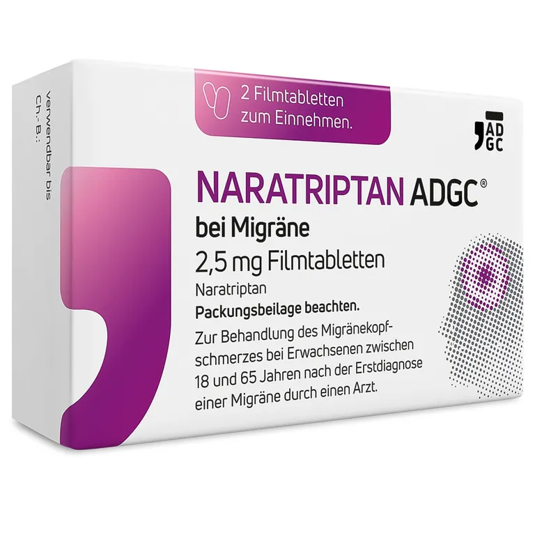 shopapotheke NARATRIPTAN ADGC® bei Migräne und Migränekopfschmerzen mit und ohne Aura