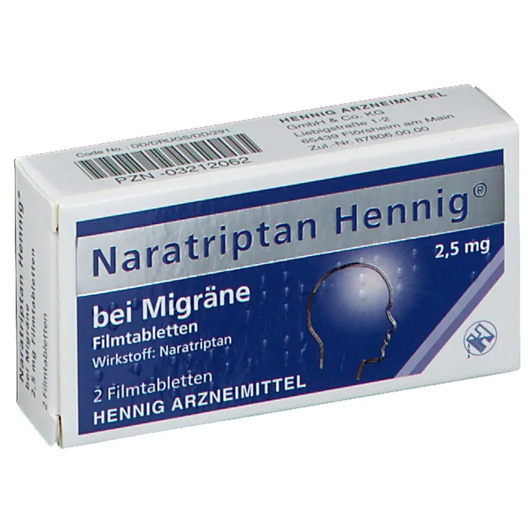 Shopapotheke Naratriptan Hennig® 2 5mg Bei Migräne