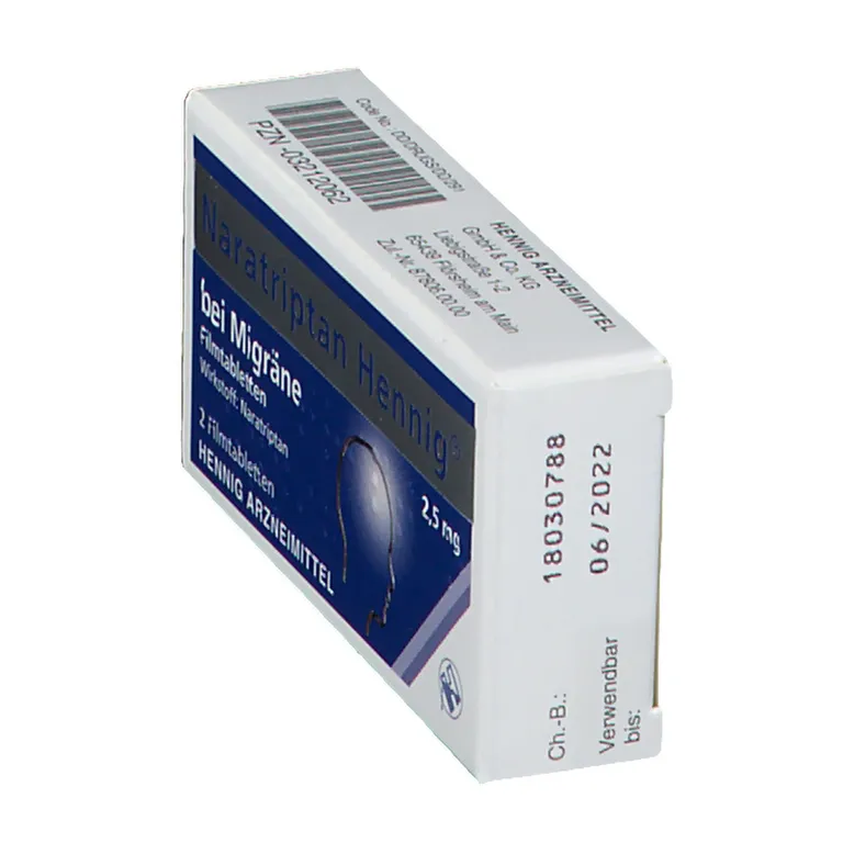 Shopapotheke Naratriptan Hennig® 2 5mg Bei Migräne