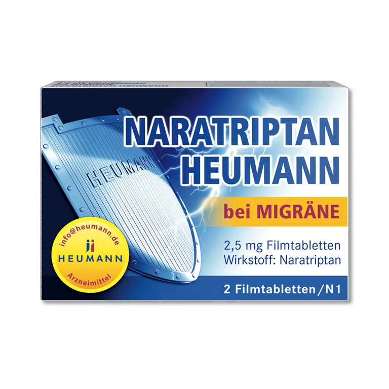 Shopapotheke Naratriptan HEUMANN Bei Migräne 2 5 Mg Filmtabletten