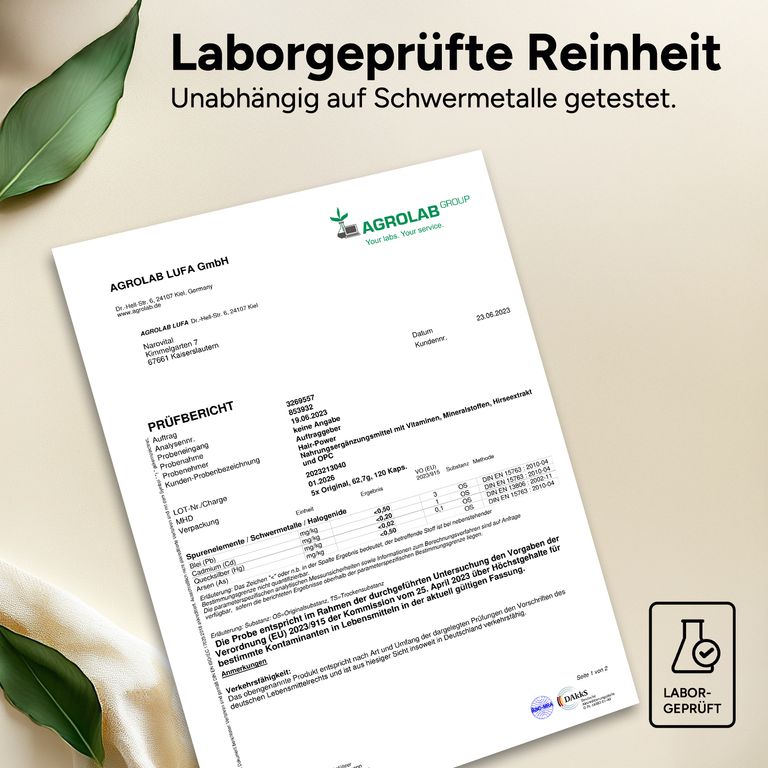 Shopapotheke NAROVITAL® Hair-Power - Haar Vitamine Kapseln Mit Biotin Für Frauen & Männer