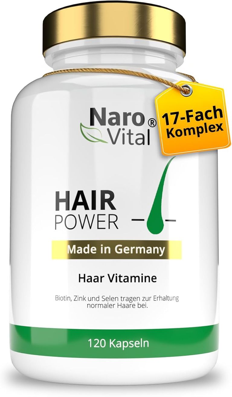 shopapotheke NAROVITAL® Hair-Power - Haar Vitamine Kapseln mit Biotin für Frauen & Männer